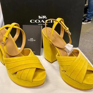 Coach - Mustard Yellow 70’s Style Shoe